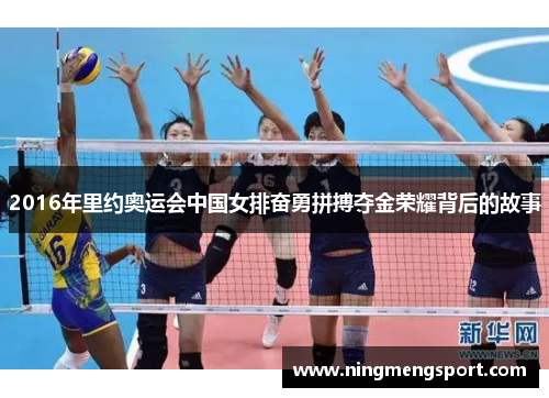 2016年里约奥运会中国女排奋勇拼搏夺金荣耀背后的故事